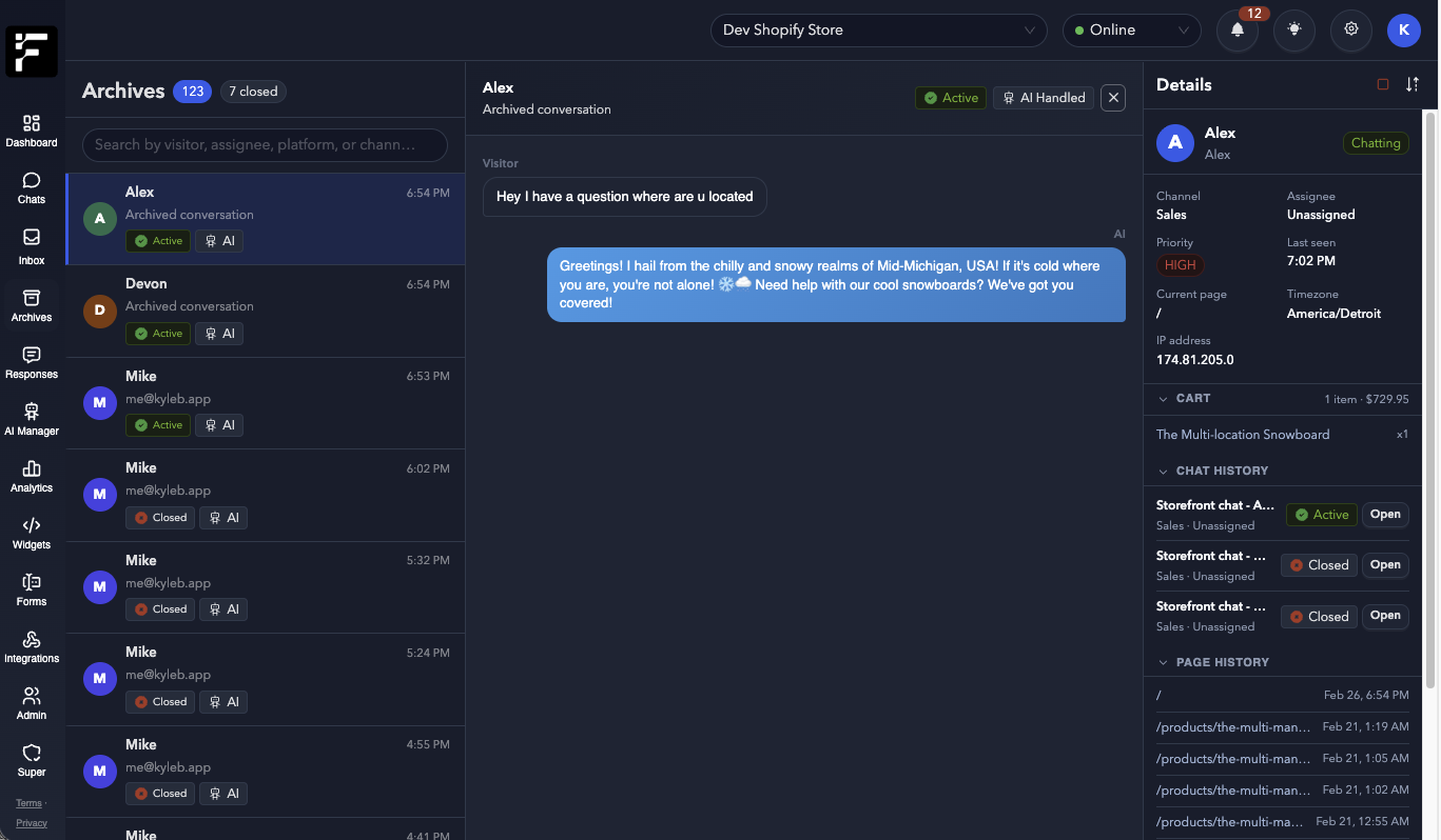 Archive — Conversation View