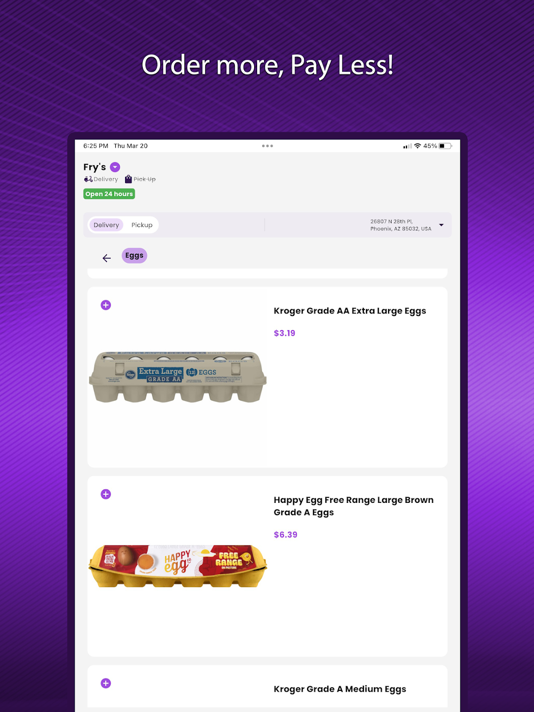Store Products — Tablet
